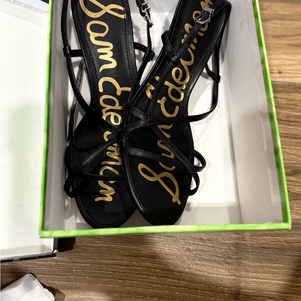 Nordstrom Black Strappy Heels